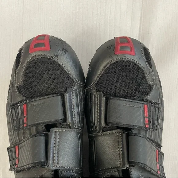 SHIMANO Men’s R099 Black and Red Cycling Biking Shoes Clip Ins Size 46 - Picture 4 of 8
